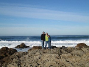 Steve Hernandez and family in Monterey, CA