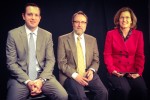 Adam Douberly, Prof. Peter Cappelli, and Diane Sharp