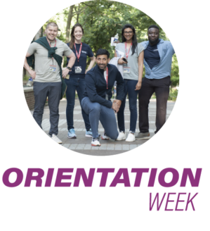 Call out image saying Orientation Week